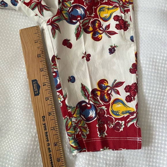 Jonathan Martin vintage toddler girls 2 pieces top and pants fruit print size 5 - Picture 5 of 14